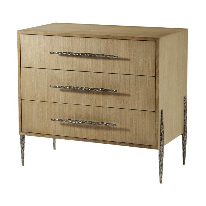 Theodore Alexander Essence Three Drawer Bedside Table 1