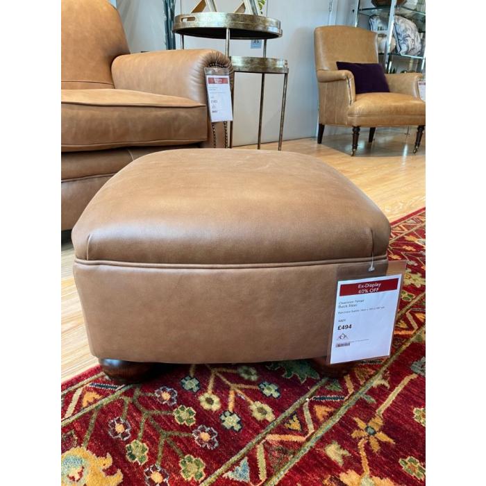 Clearance Tetrad Buick Stool in Ranchfield Saddle 1