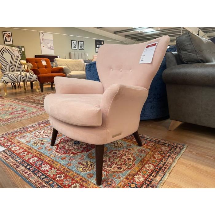 Clearance Lounge Co Noah Chair in Cotton Candy  1