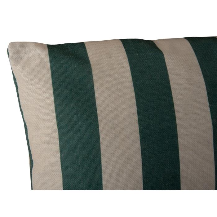 Bramblecrest Jade Stripe Square Scatter Cushion 1