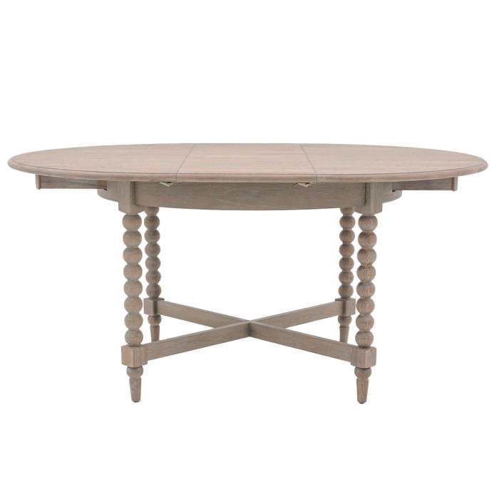 Pavilion Chic Victoria Round Extending Dining Table 120 - 160cm 1