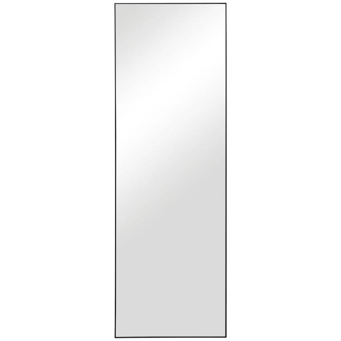 Radiance Slim Frame Tall Mirror Black 1