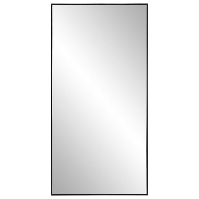 Radiance Slim Frame Midi Mirror Black 1