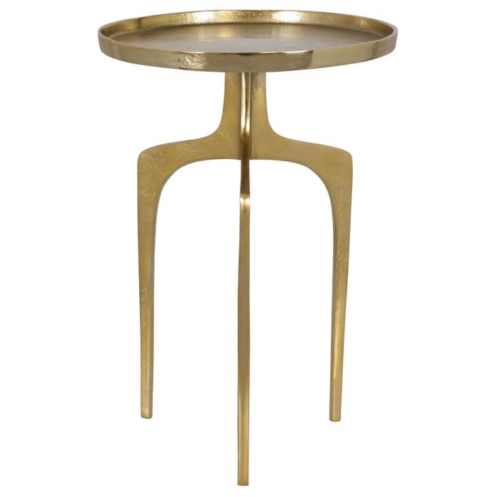 Radiance Tripod Side Table Gold 1