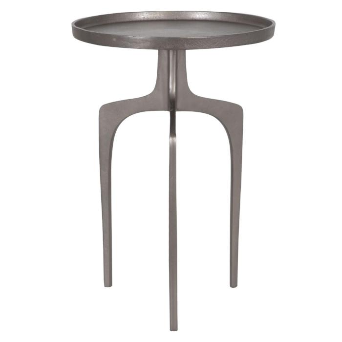 Radiance Tripod Side Table Silver  1