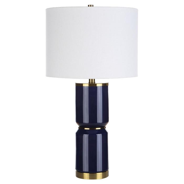 Radiance Lilian Table Lamp Navy Blue 1
