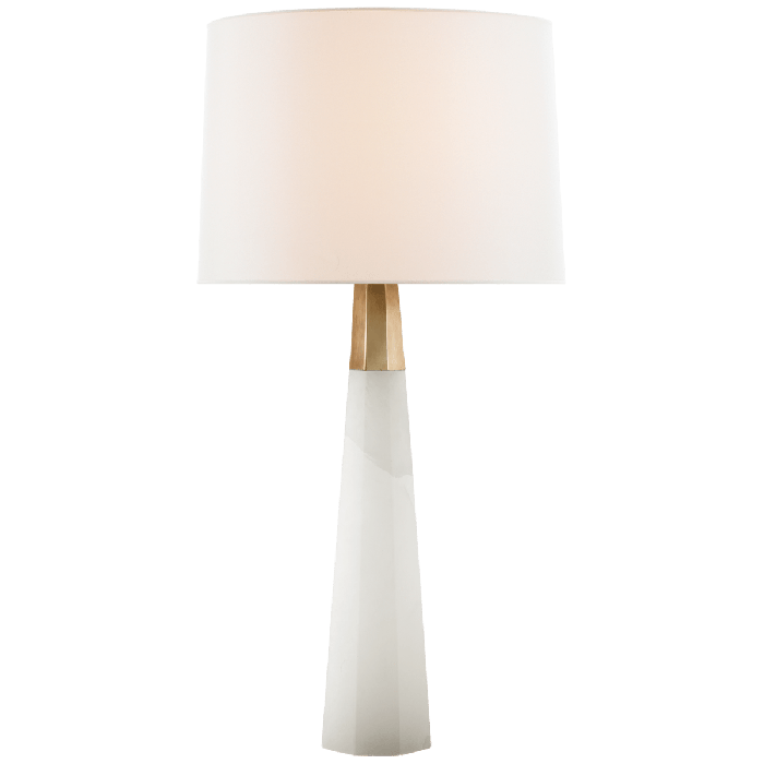 Visual Comfort & Co Olsen Table Lamp - Alabaster & Brass 1