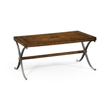 Jonathan Charles Rectangular Coffee Table - Hammered Iron