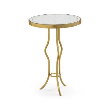 √É‚Ä∞glomis√É¬© & gilded iron round wine table