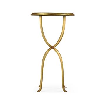 Lamp Table Horseshoe - Gilded