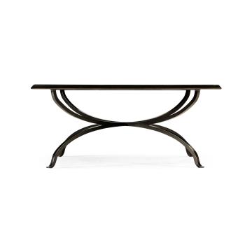√É‚Ä∞glomis√É¬© and bronze iron square coffee table