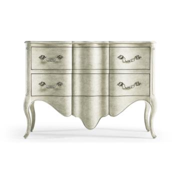 Peble grey - French provincial style chest of drawers
