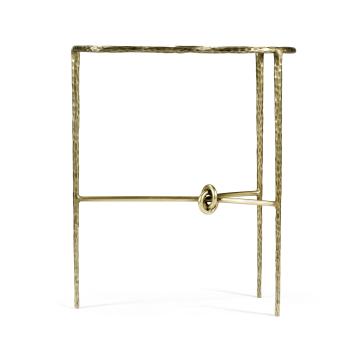 Lamp Table Hammered - Brass