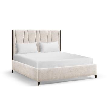 Geometric Super King Upholstered Bed 