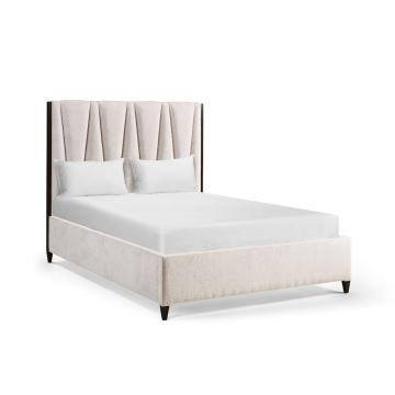 Geometric King Upholstered Bed 