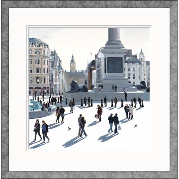 Trafalgar Square by JO Quigley - Limited Edition Framed Print