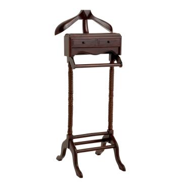 Dressboy Valet Stand in Mahogany