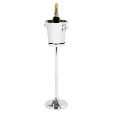 Wine Cooler Selous nickel finish on stand