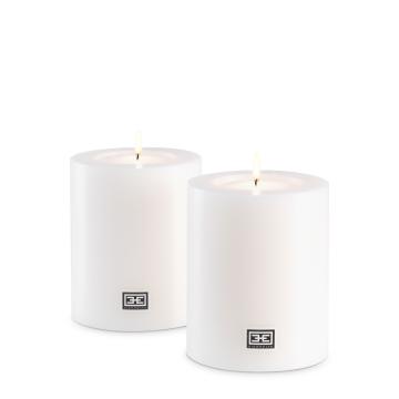 Artificial Candle set of 2 H.12cm