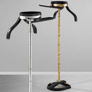 McKinsey Suit Stand Brass & Black