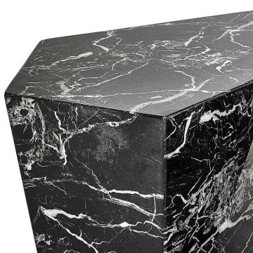 Prudential Nesting Coffee Table - Black Faux Marble