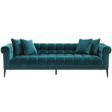 Sofa Aurelio in Green Velvet