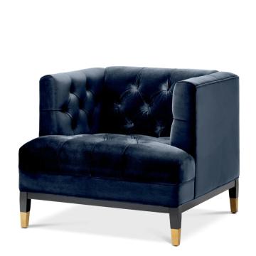 Chair Castelle Savona Midnight Blue Velvet