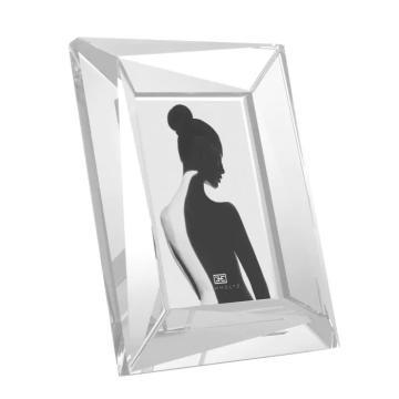 Picture Frame Obliquity S set of 2 Clear Crystal Glass