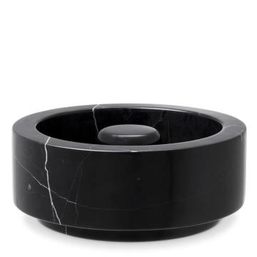 Ashtray Poulsen black marble