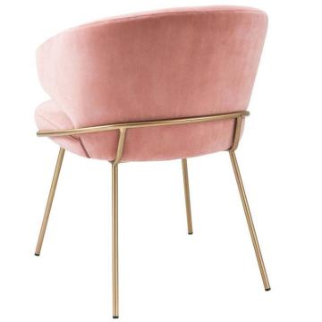 Kinley Velvet Dining Chair - Pink