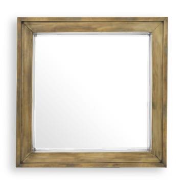 Magenta Square Wall Mirror