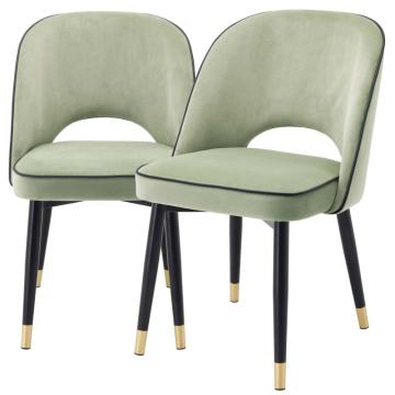 Cliff Dining Chairs Set of 2 - Green