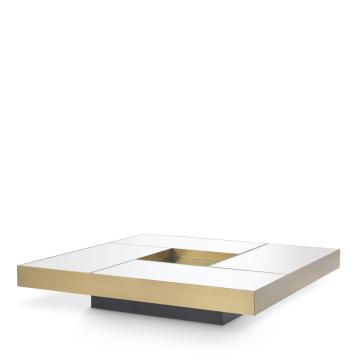Allure Coffee Table with Mirror Top