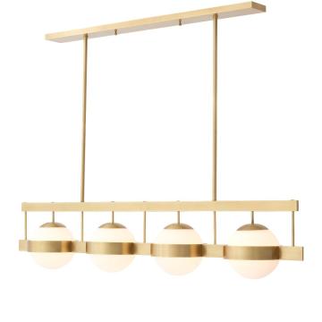 Biba Chandelier in Antique Brass