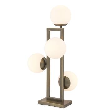 Pascal Table Lamp in Brushed Brass
