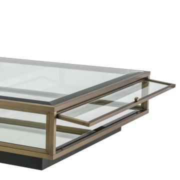 Eichholtz Coffee Table Ryan brushed brass finish