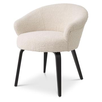 Moretti Dining Chair in Boucle Cream