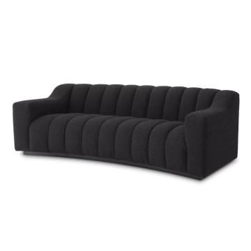 Kelly Small Sofa in Black Boucle