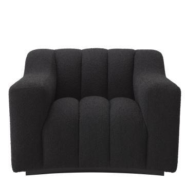Kelly Chair in Black Boucle