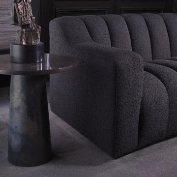 Kelly Small Sofa in Black Boucle