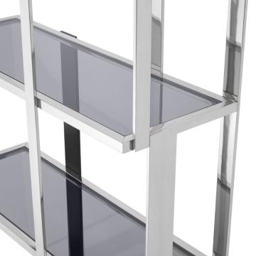 Clio Shelving Unit in Stainless Steel