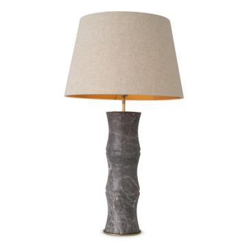 Bonny Table Lamp in Grey Marble