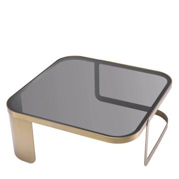 Numa Coffee Table in Brushed Brass