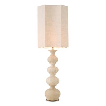 Table Lamp Mabel travertine incl shade
