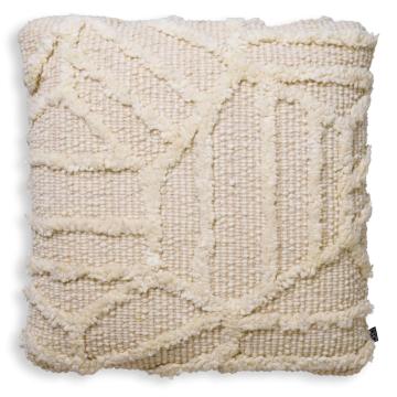 Wool Mix Cushion San Juan in Ivory - Large