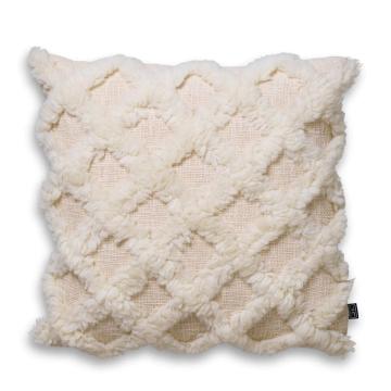 Wool Mix Cushion Arsenio in Ivory - Small
