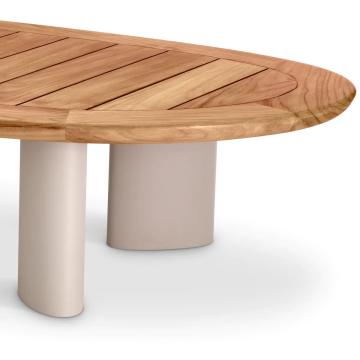 Outdoor Teak Coffee Table Free Form 