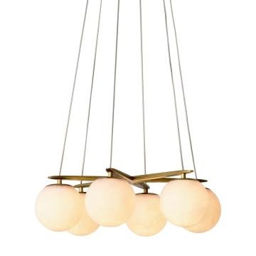 Chandelier Morro Antique Brass Finish