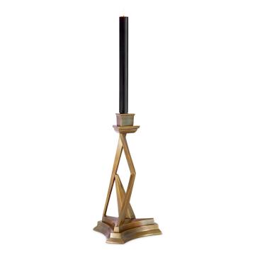 Candle Holder Fiesole in Vintage Brass Finish