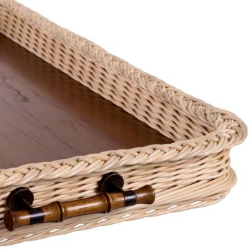 Tray Fourt Natural Rattan Large 